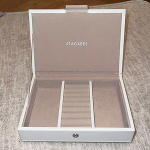 Stackers White jewelry box
